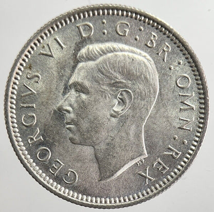 1941 George VI Sixpence Silver Coin | Very High Grade | a8216