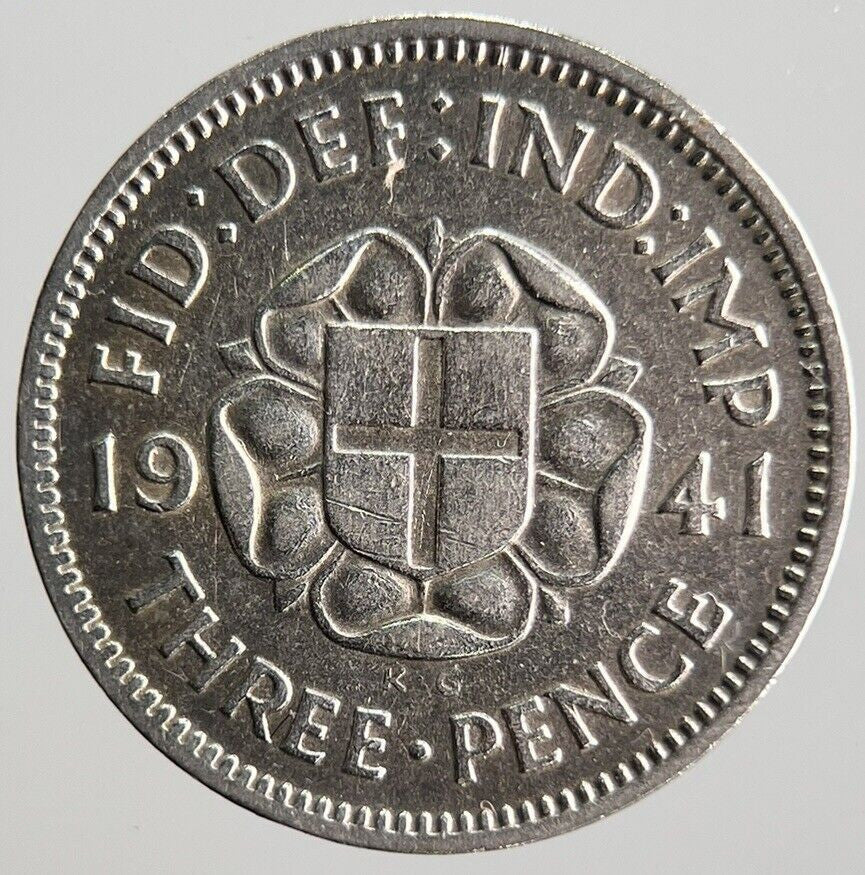 1941 George VI Threepence Silver Coin | Collectable Grade | a4101