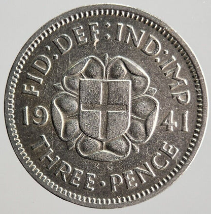 1941 George VI Threepence Silver Coin | Collectable Grade | a4101