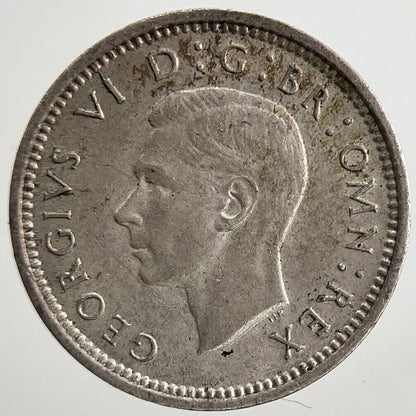 1941 George VI Threepence Silver Coin | Fine Collectable Grade