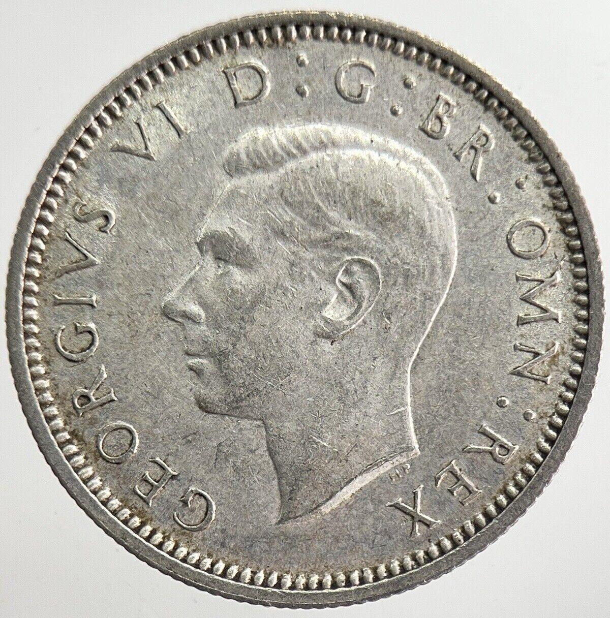 1941 George VI Sixpence Silver Coin | Very High Grade | a8212