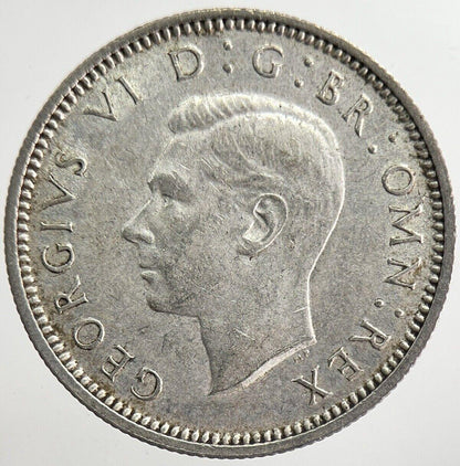 1941 George VI Sixpence Silver Coin | Very High Grade | a8212