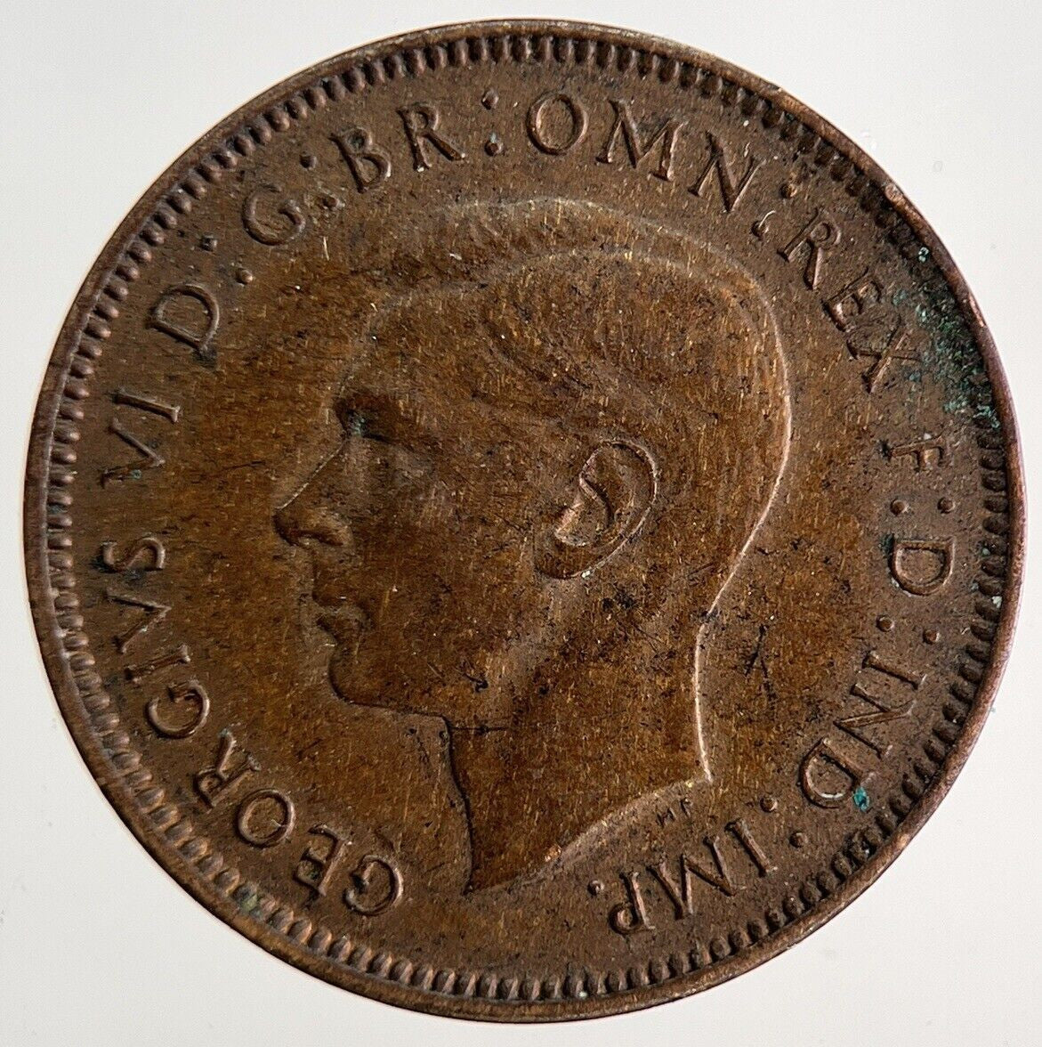 1941 George VI Wren Farthing Coin | Very High Grade | a9206