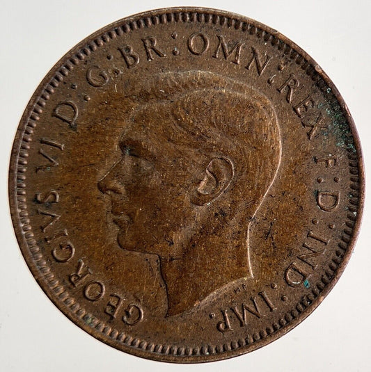 1941 George VI Wren Farthing Coin | Very High Grade | a9206