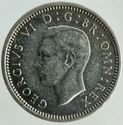 1941 George VI Threepence Silver Coin | Fine Collectable Grade