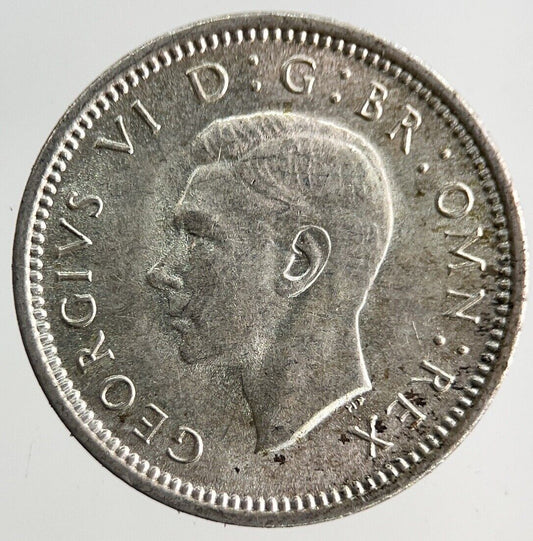 1941 George VI Threepence Silver Coin | Very High Grade