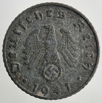 1941 Germany Nazi 5 Pfennig Coin | Fine Collectable Grade