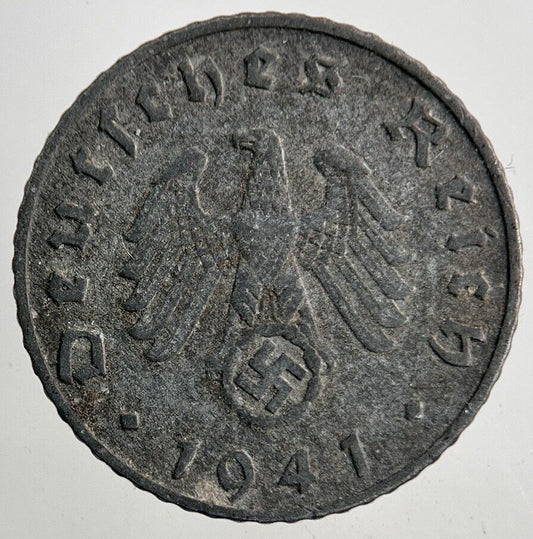 1941 Germany Nazi 5 Pfennig Coin | Fine Collectable Grade