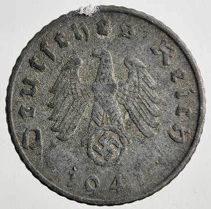 1941 Germany Nazi 5 Pfennig Coin | Fine Collectable Grade