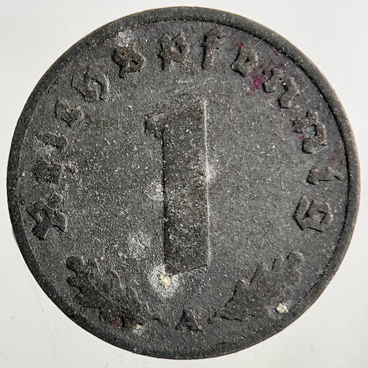 1941 Germany Nazi 1 Pfennig Coin | Fine Collectable Grade