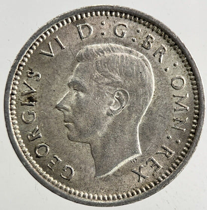 1941 George VI Threepence Silver Coin | Very High Grade