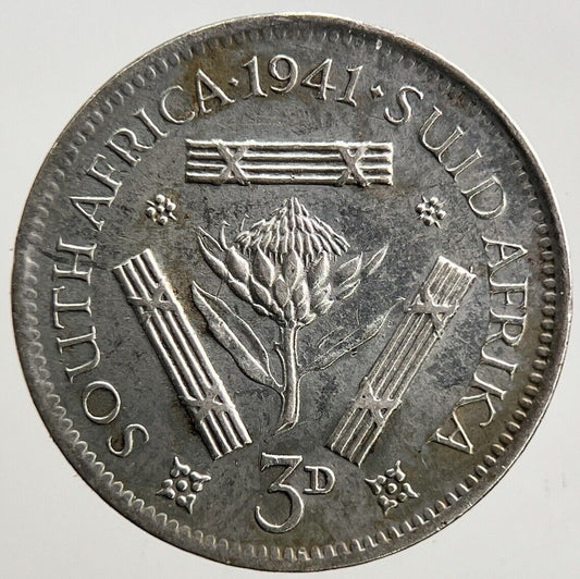 1941 South Africa Threepence Coin | Fine Collectable Grade | a2845