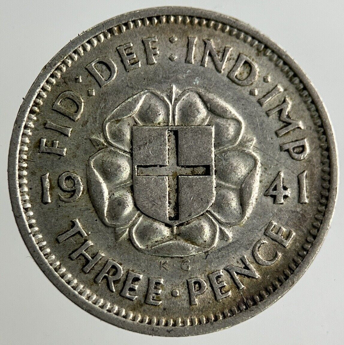 1941 George VI Threepence Silver Coin | Fine Collectable Grade