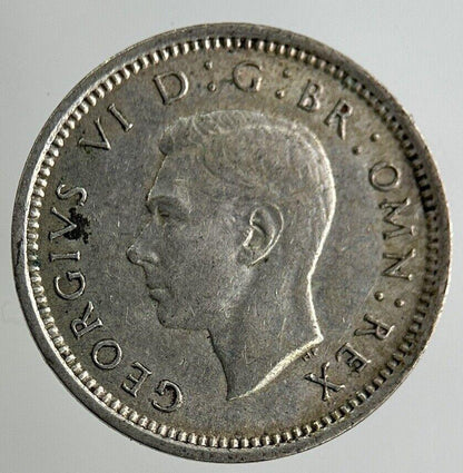 1941 George VI Threepence Silver Coin | Fine Collectable Grade