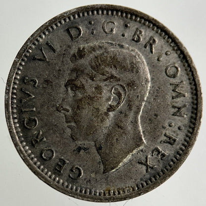 1941 George VI Threepence Silver Coin | Fine Collectable Grade