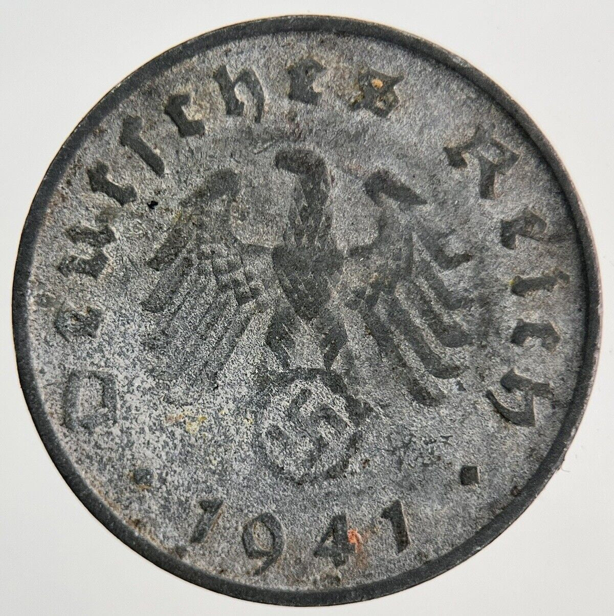 1941 Germany Nazi 10 Pfennig Coin | Collectable Grade
