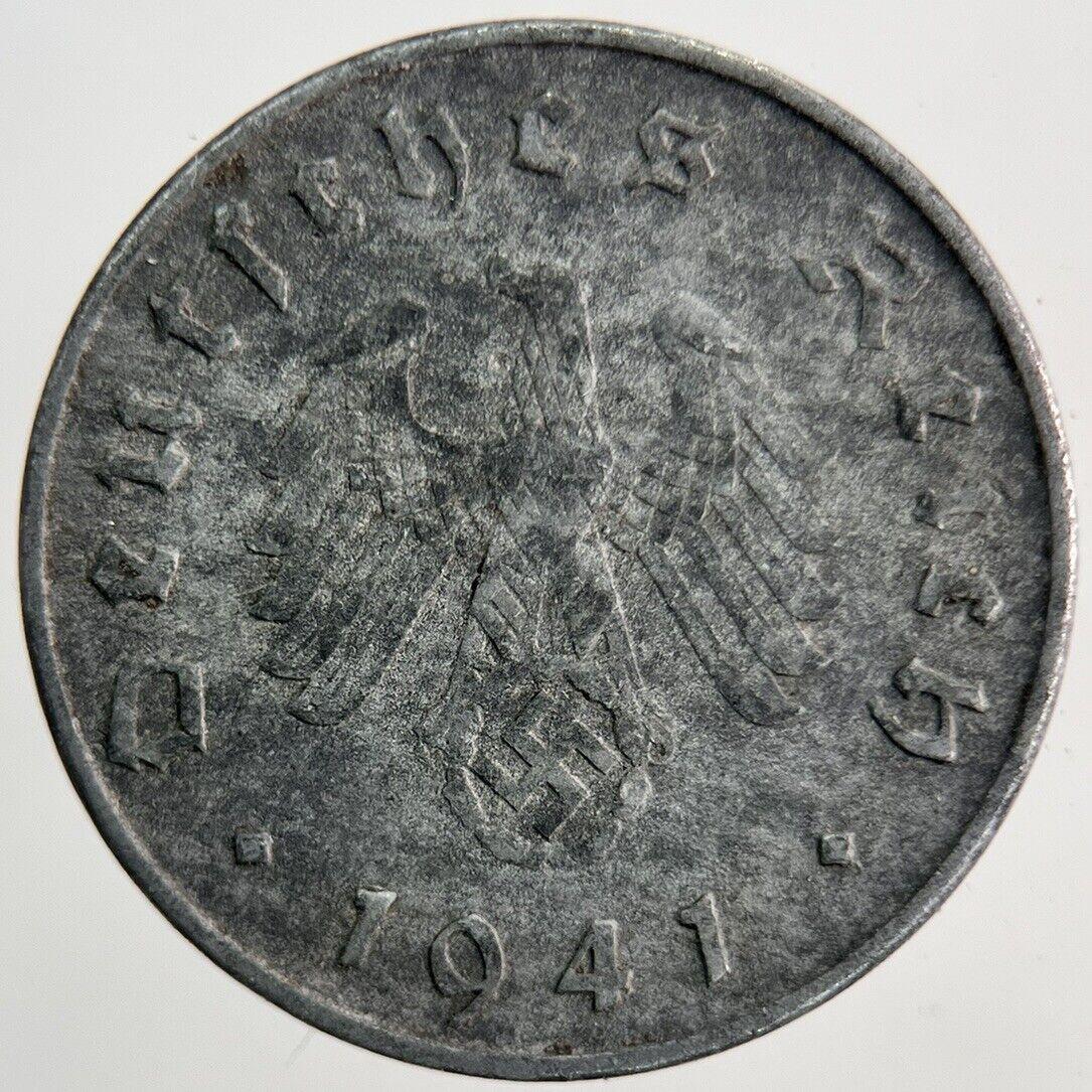 1941 Germany Nazi 10 Pfennig Coin | Fine Collectable Grade