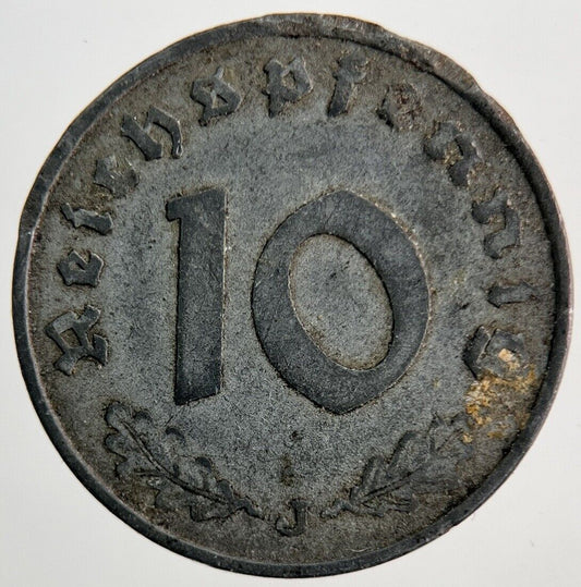1941 Germany Nazi 10 Pfennig Coin | Collectable Grade