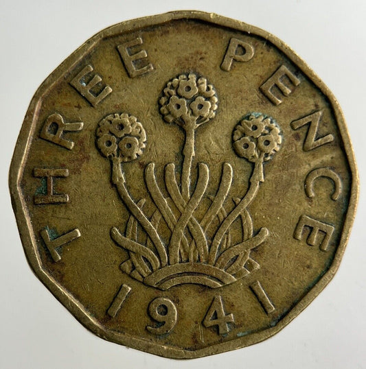 1941 George VI Threepence Coin | Fine Collectable Grade