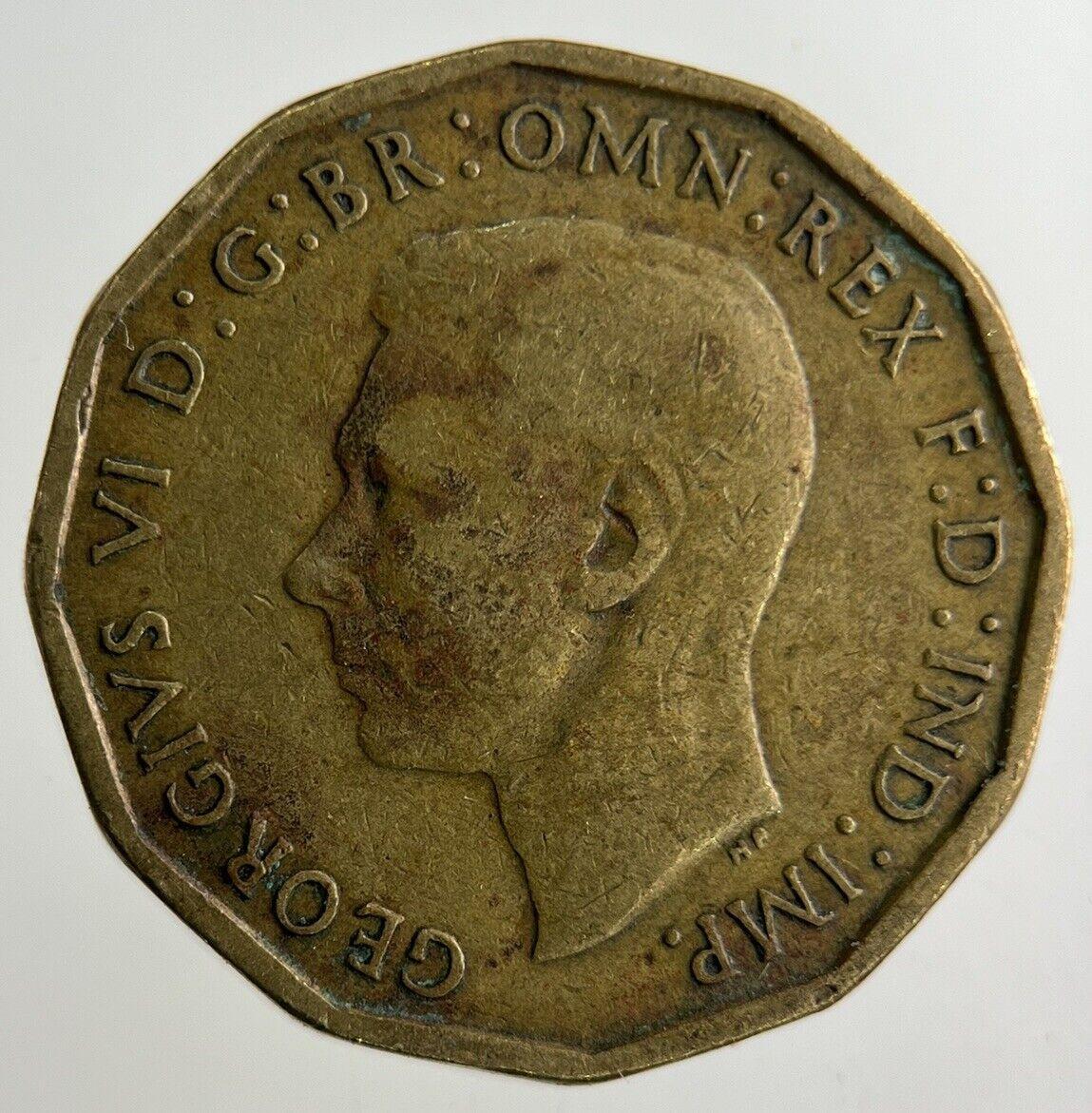 1941 George VI Threepence Coin | Fine Collectable Grade