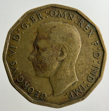1941 George VI Threepence Coin | Fine Collectable Grade