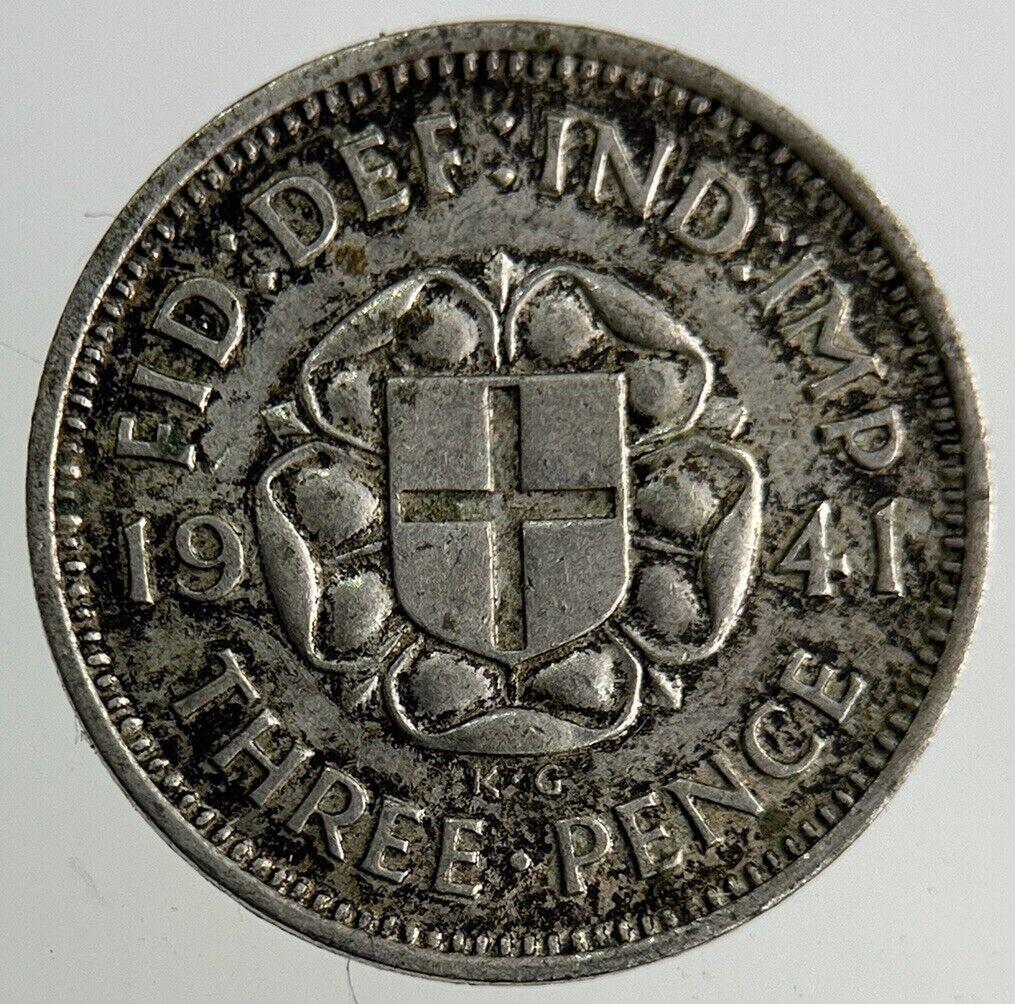 1941 George VI Threepence Silver Coin | Very High Grade