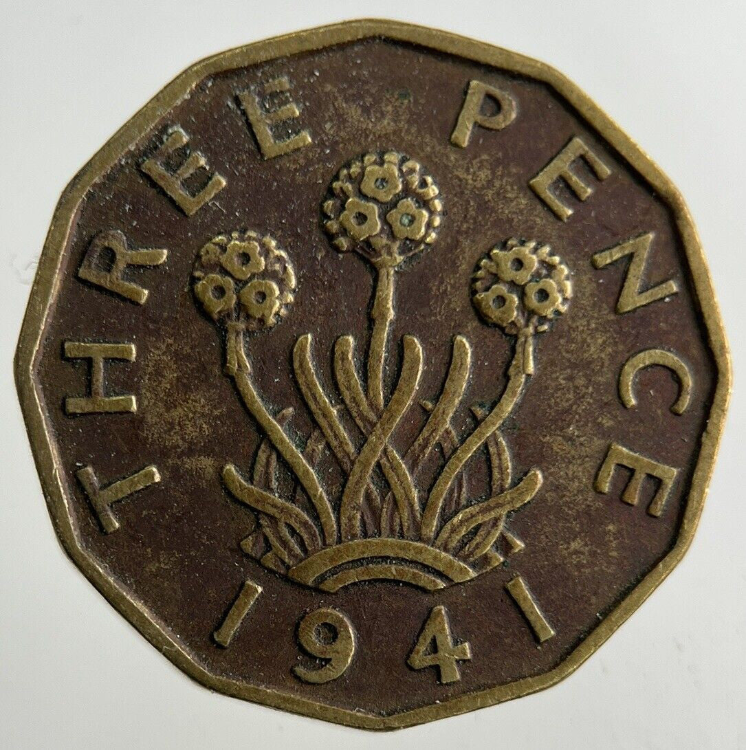 1941 George VI Threepence Coin | Fine Collectable Grade