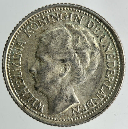 1941 Netherlands 10 Cents Silver Coin | Fine Collectable Grade