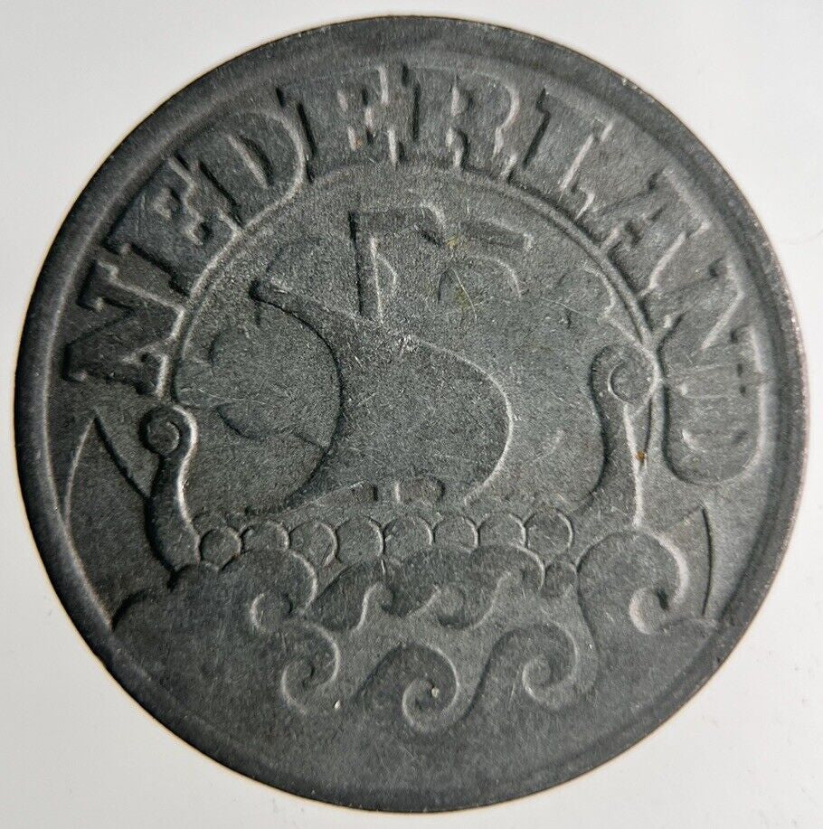 1941 Netherlands 25 Cents Coin | Fine Collectable Grade