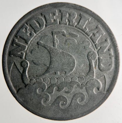 1941 Netherlands 25 Cents Coin | Fine Collectable Grade