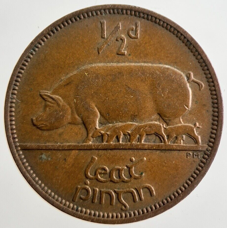 1941 Irish Half-Penny Coin | Very High Grade | a4884