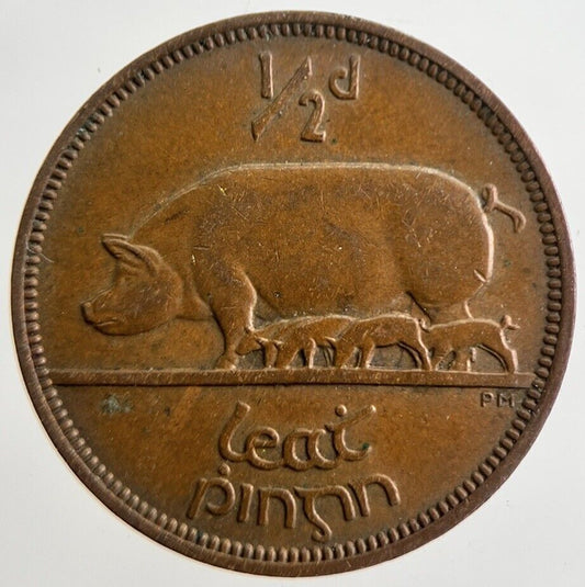 1941 Irish Half-Penny Coin | Very High Grade | a4884
