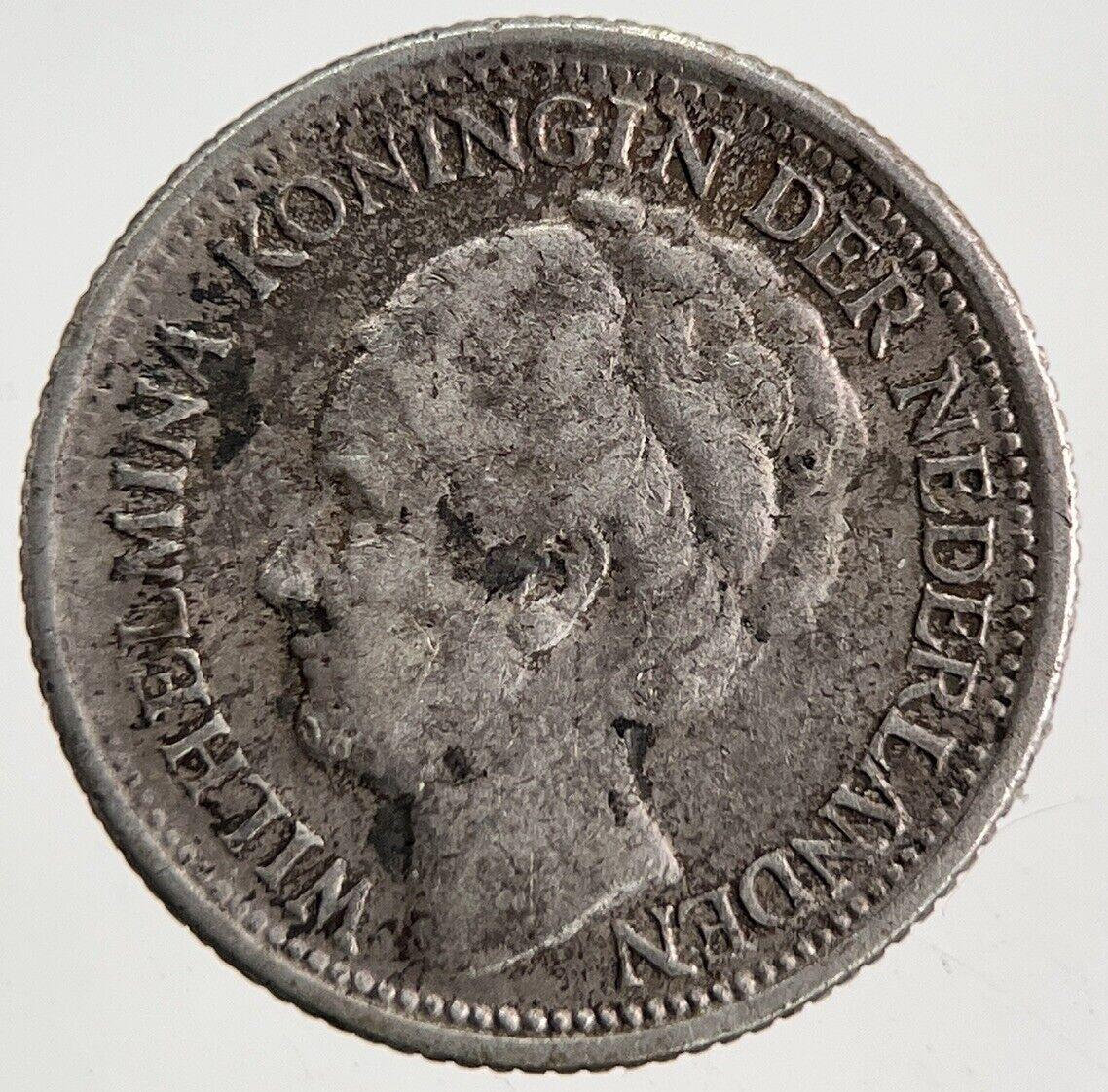 1941 Netherlands 10 Cents Silver Coin | Fine Collectable Grade