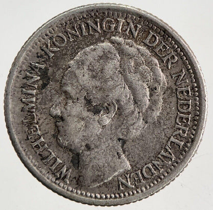 1941 Netherlands 10 Cents Silver Coin | Fine Collectable Grade