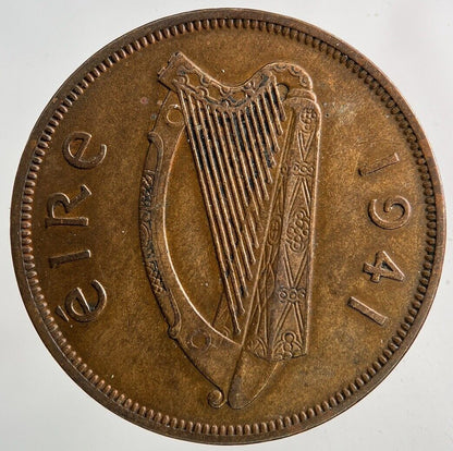 1941 Irish One Penny Coin | Very High Grade