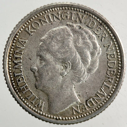 1941 Netherlands 10 Cents Silver Coin | Fine Collectable Grade