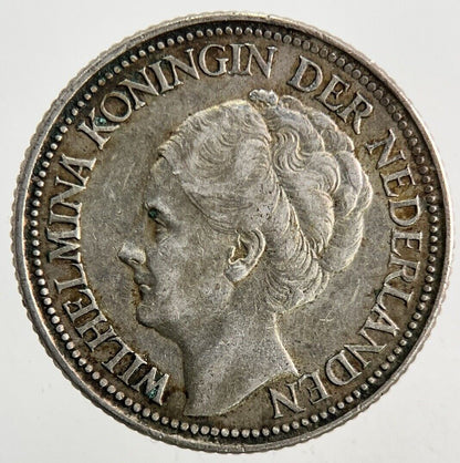 1941 Netherlands 25 Cents Silver Coin | Fine Collectable Grade