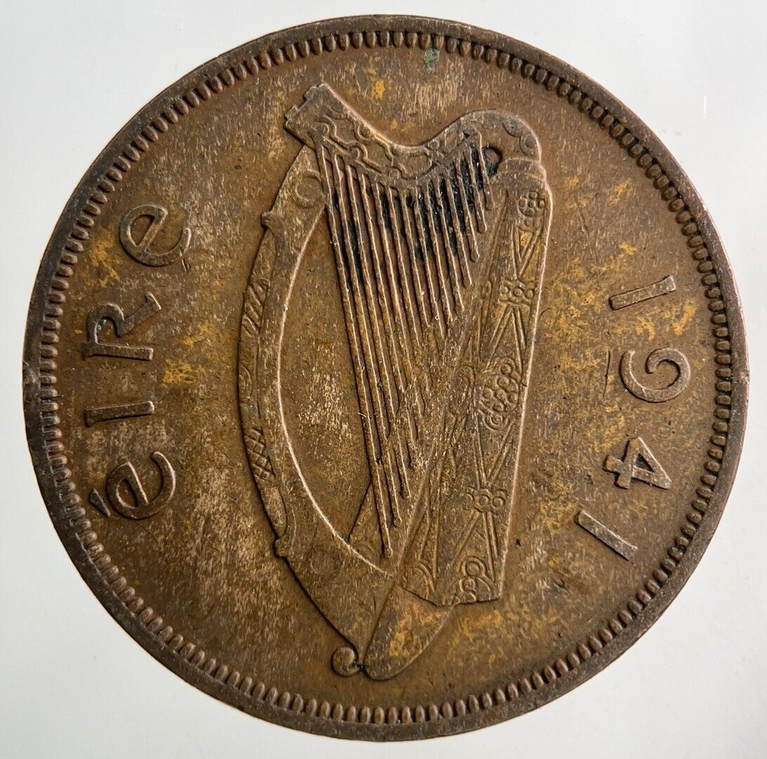 1941 Irish One Penny Coin | Fine Collectable Grade