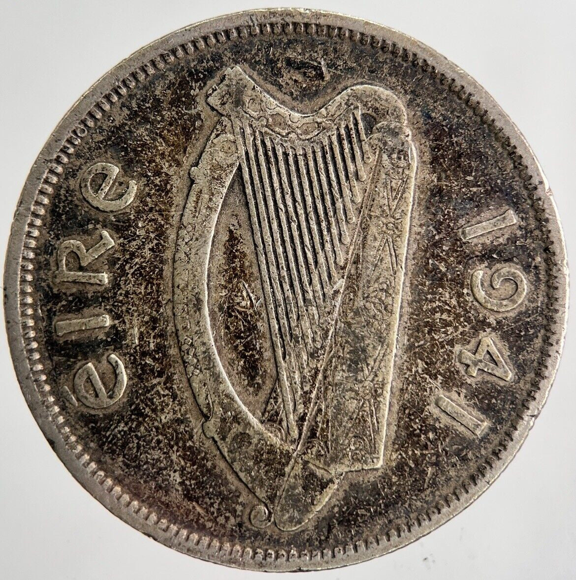 1941 Irish Florin Silver Coin | Fine Collectable Grade | a6856