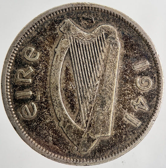 1941 Irish Florin Silver Coin | Fine Collectable Grade | a6856
