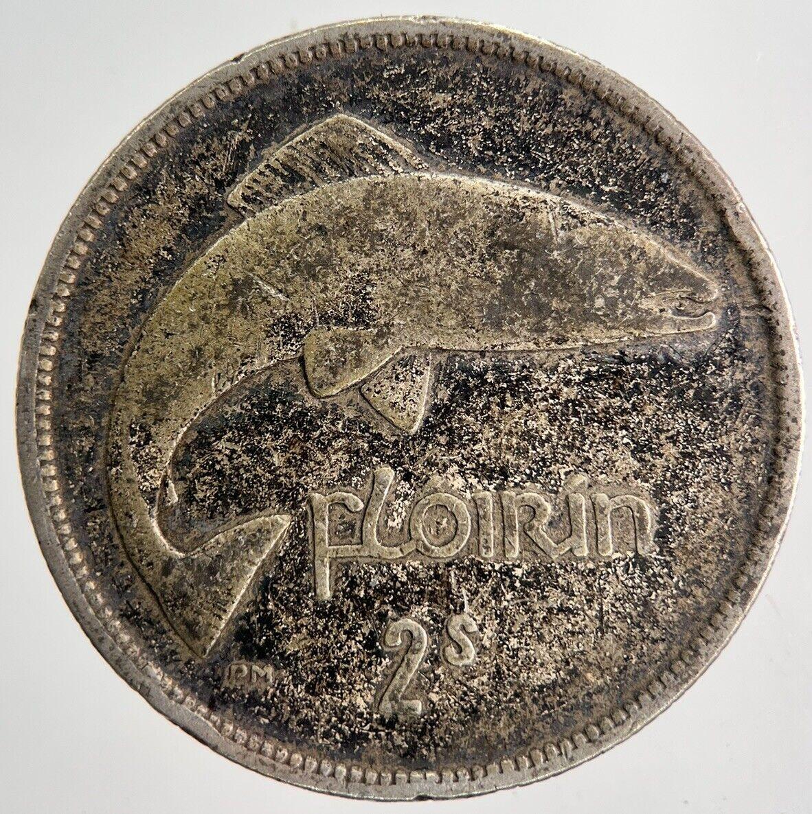 1941 Irish Florin Silver Coin | Fine Collectable Grade | a6856