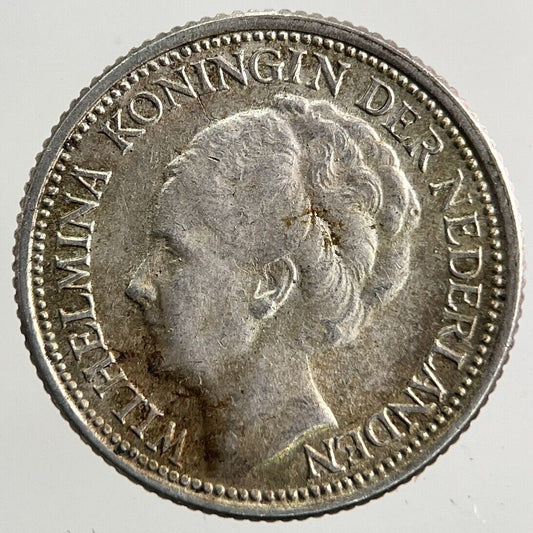 1941 Netherlands 10 Cents Silver Coin | Fine Collectable Grade