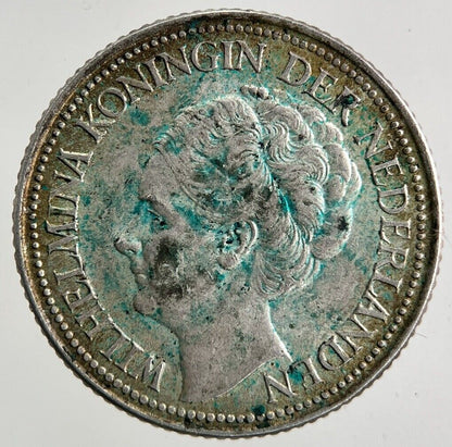 1941 Netherlands 25 Cents Silver Coin | Fine Collectable Grade