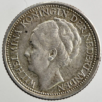 1941 Netherlands 10 Cents Silver Coin | Fine Collectable Grade