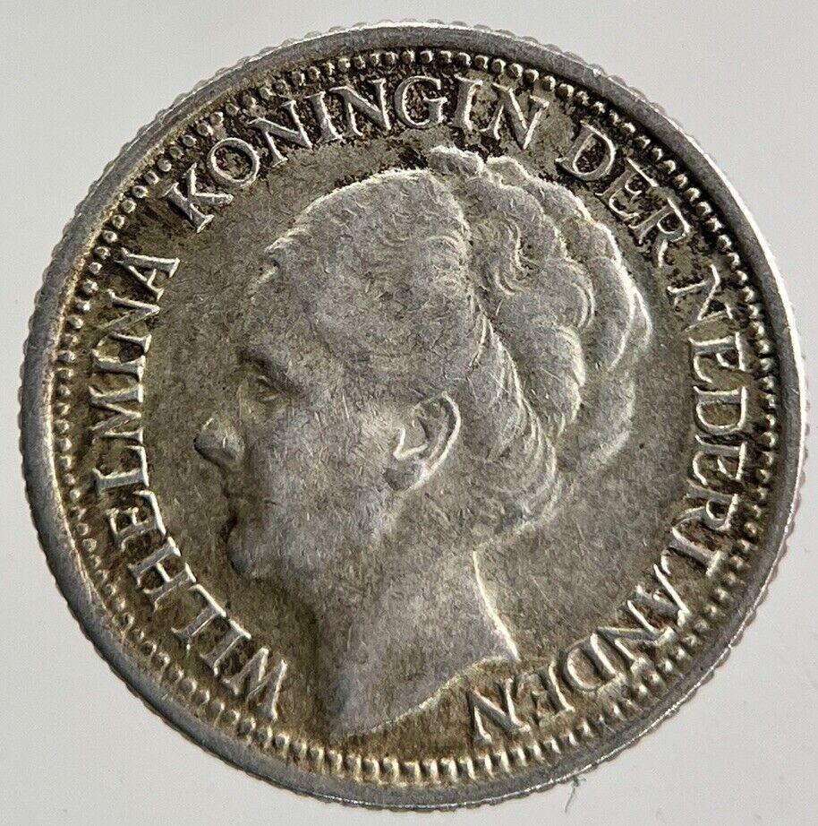 1941 Netherlands 10 Cents Silver Coin | Fine Collectable Grade