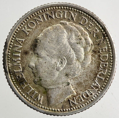 1941 Netherlands 10 Cents Silver Coin | Fine Collectable Grade