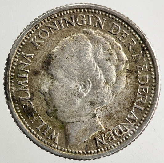 1941 Netherlands 10 Cents Silver Coin | Fine Collectable Grade