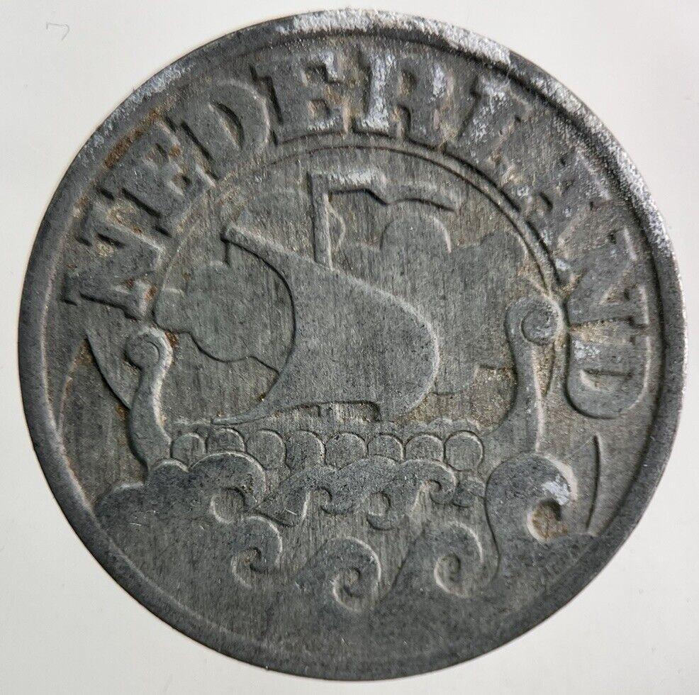 1941 Netherlands 25 Cents Coin | Fine Collectable Grade