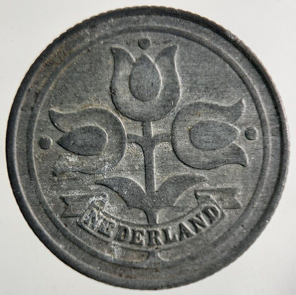 1941 Netherlands 10 Cents Coin | Fine Collectable Grade