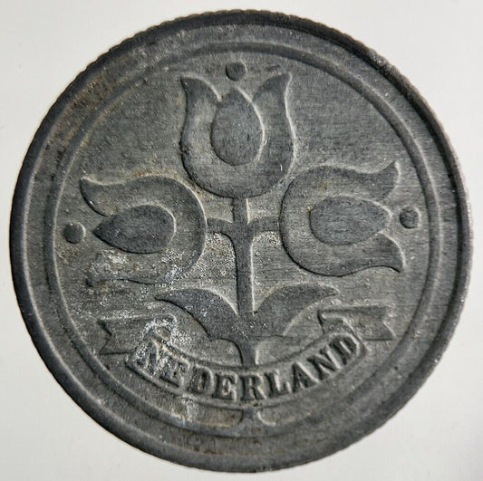 1941 Netherlands 10 Cents Coin | Fine Collectable Grade